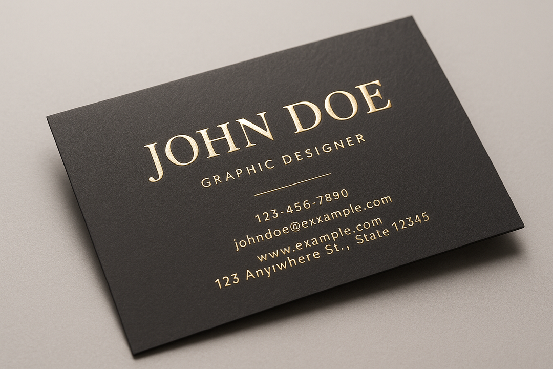 Foil Accent Business Card