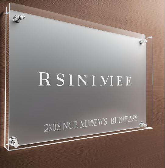 Acrylic Wall Sign