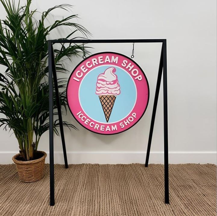 Metal A-Frame Sign