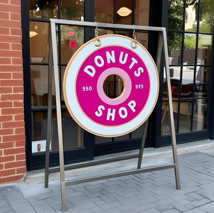 Metal A-Frame Sign
