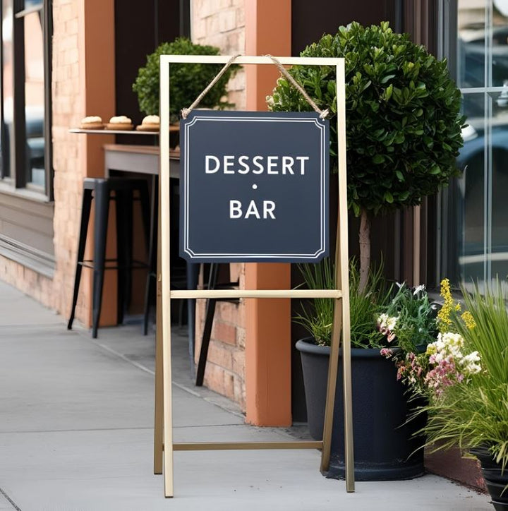 Metal A-Frame Sign