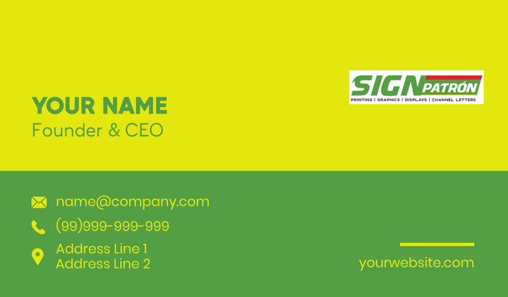 Magnetic Business Card