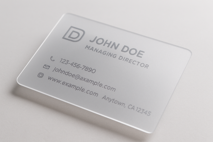 Plastic Business Card